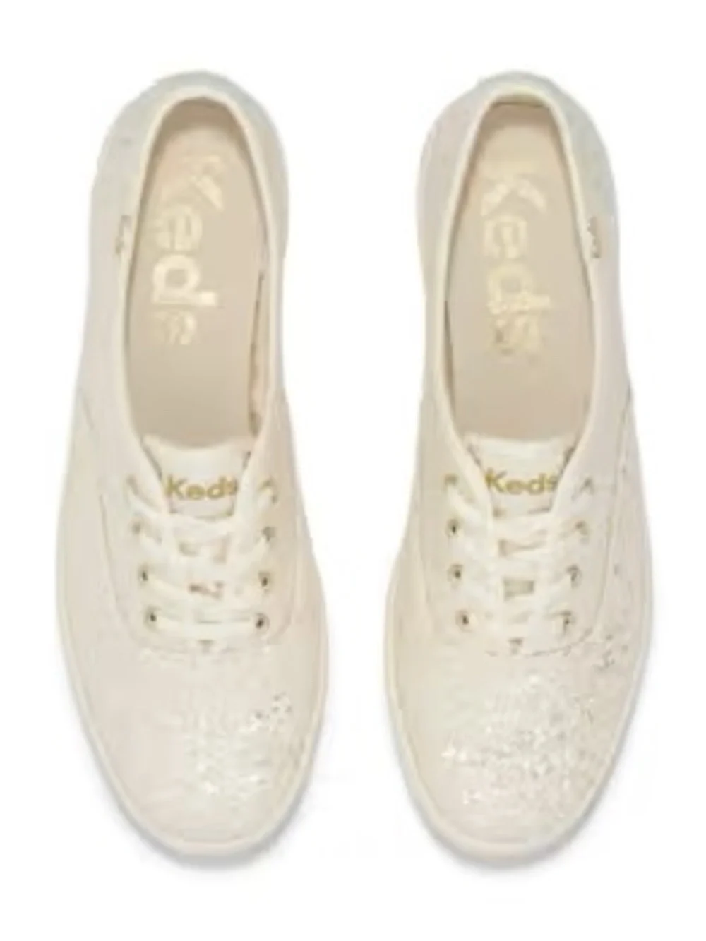 KEDS by Kate Spade Glitter Celebration Lace Up Sneakers - Sz 10 - NEW!!